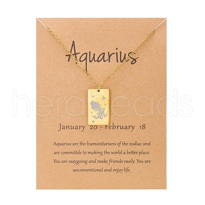Twelve Constellations Pendants Necklaces PW-WG2D875-08-1