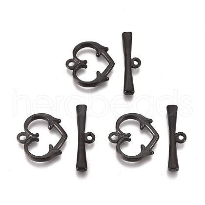 304 Stainless Steel Toggle Clasps STAS-L247-003EB-1