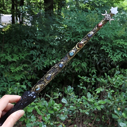 Natural Quartz Crystal Merkaba Star Wands PW-WGF8D2B-09-1
