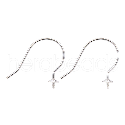 925 Sterling Silver Earring Hooks STER-I014-12S-1