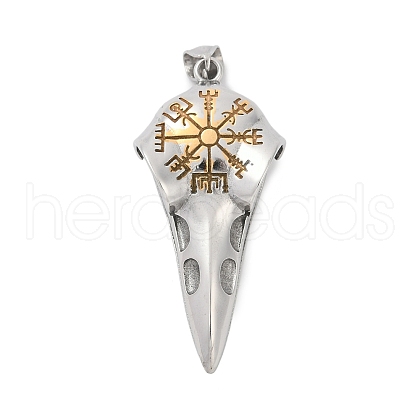 316 Surgical Stainless Steel Big Pendants STAS-D304-06P-1