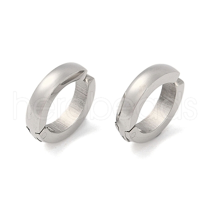 Non-Tarnish Stainless Steel Non Piercing Clip-on Earrings EJEW-M001-12A-P-1