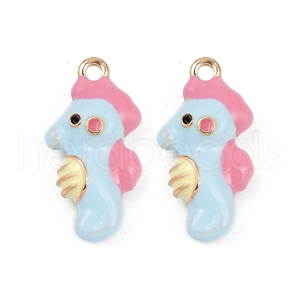 Alloy Enamel Animal Cartoon Pendants PALLOY-R158-02LG-03-1