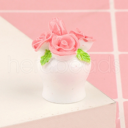 Miniature Resin Flower Pot PW-WG1A161-05-1