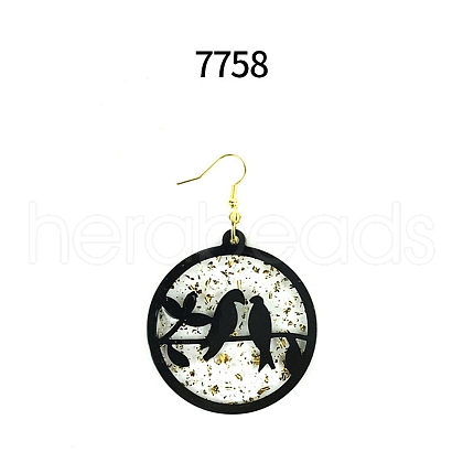 DIY Bird Pendant Silicone Molds DIY-G096-01C-1