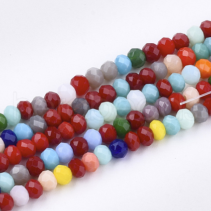 Glass Beads Strands EGLA-T013-03A-1