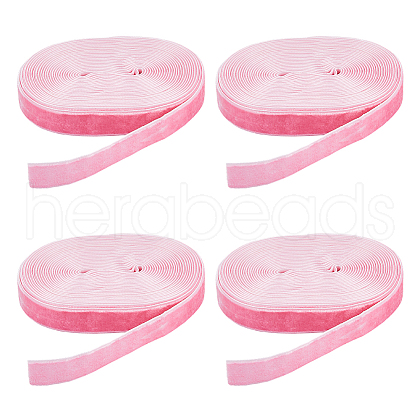 Single Face Velvet Ribbon SRIB-WH0025-01A-1