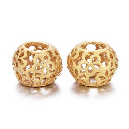 Brass European Beads KK-K244-28MG-1