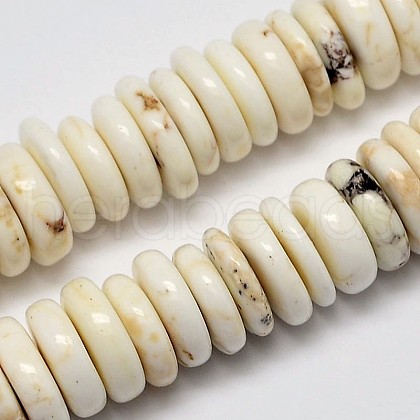 Natural Magnesite Beads Strands X-G-M138-43-1