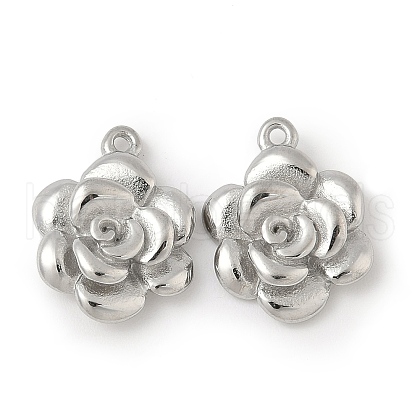 304 Stainless Steel Pendants STAS-L022-532P-1