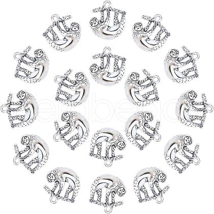 Tibetan Style Alloy Pendants TIBEP-CA0001-03-RS-1