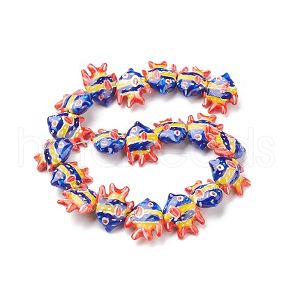 Handmade Porcelain Beads PORC-G002-54D-1