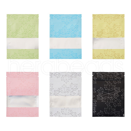 120Pcs 6 Colors Plastic Zip Lock Storage Bag OPP-MB0001-01-1