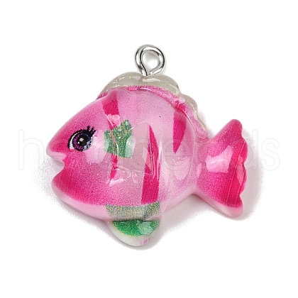 Marine Organism Resin Pendants RESI-Q022-03D-1