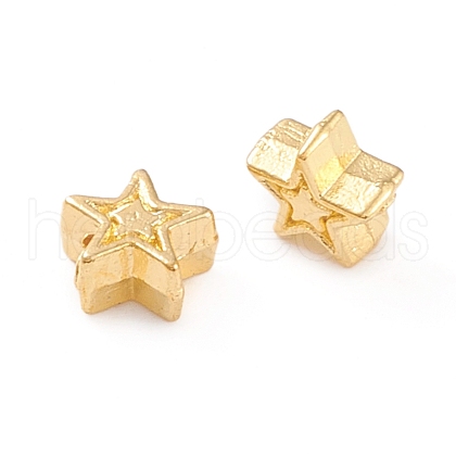 Tibetan Style Alloy Beads TIBEB-01-G-NR-1
