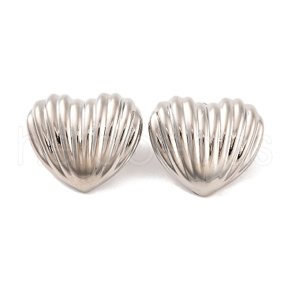 Brass Stud Earrings for Women EJEW-U015-07P-03-1