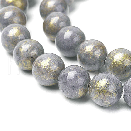 Natural Mashan Jade Beads Strands G-P232-01-A-8mm-1