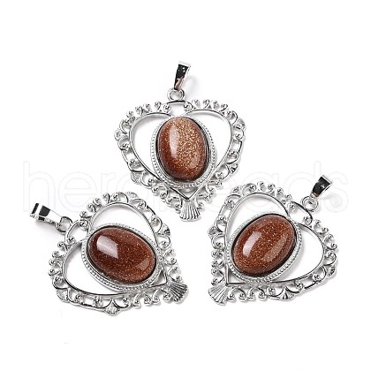 Synthetic Goldstone Pendants G-I322-04P-08-1