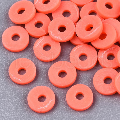 Handmade Polymer Clay Beads X-CLAY-Q251-6.0mm-72-1