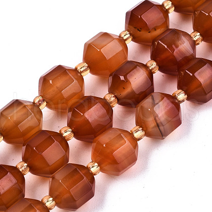 Natural Agate Beads Strands G-T131-82B-13-1