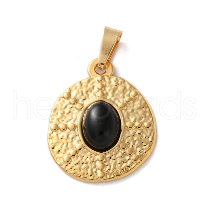 Natural Black Onyx(Dyed and Heated) Pendants STAS-C120-11G-07-1