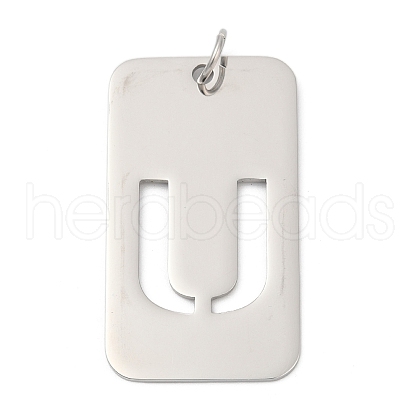304 Stainless Steel Pendants STAS-M115-01P-U-1
