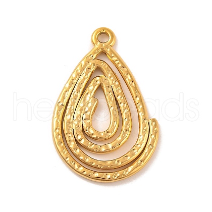 Ion Plating(IP) 304 Stainless Steel Pendants STAS-N103-162A-G-1