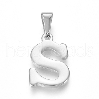 Non-Tarnish 304 Stainless Steel Pendants STAS-F106-95P-S-01-1