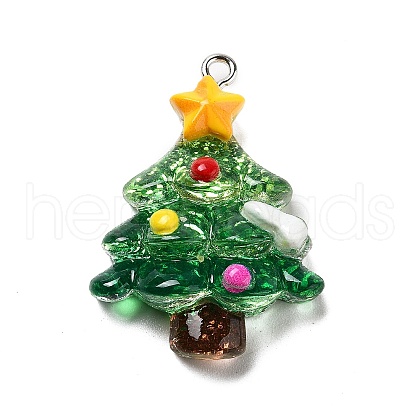Christmas Theme Resin Pendants RESI-R450-01A-1