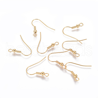 304 Stainless Steel Earring Hooks STAS-L226-091G-1