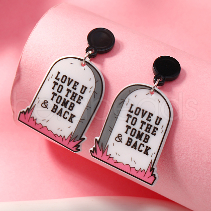 Creative Cartoon Acrylic Stud Earrings GY5082-1-1
