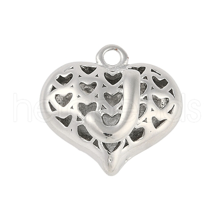 Hollow Brass Pendants for Valentine's Day KK-M289-03J-P-1