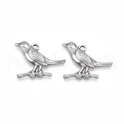 304 Stainless Steel Pendants STAS-N103-216P-1
