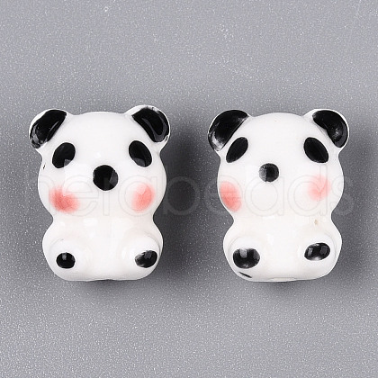 Handmade Porcelain Bead Strands PORC-N011-02B-1