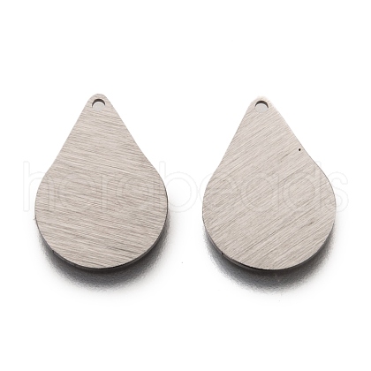 Tarnish Resistant 304 Stainless Steel Pendants STAS-O133-05C-P-1