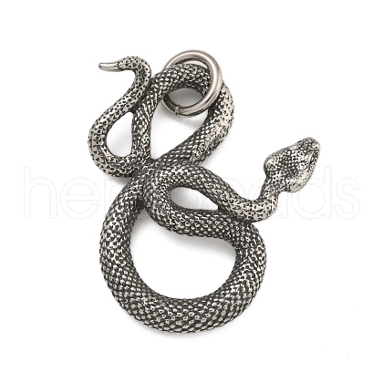 316 Surgical Stainless Steel Pendants STAS-Z073-124AS-04-1
