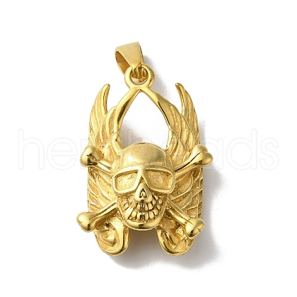 PVD Vacuum Plating 304 Stainless Steel Pendants STAS-B069-46G-03-1