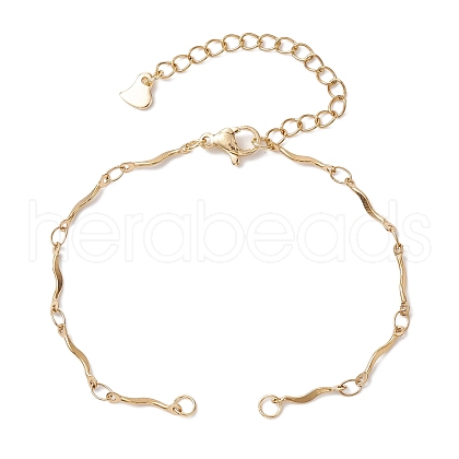 304 Stainless Steel Bracelet Makings AJEW-JB01287-02-1