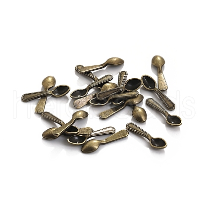 100Pcs Alloy Silverware Miniature Ornaments PW-WGF7D5F-01-1