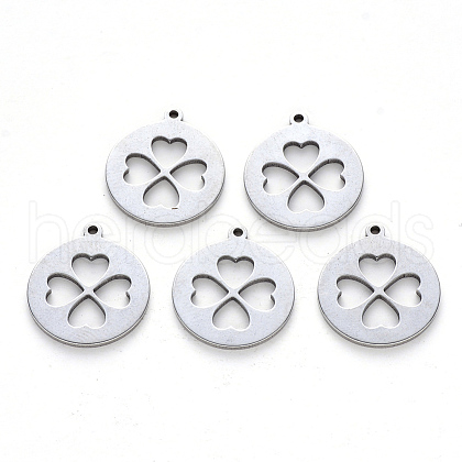 Non-Tarnish 201 Stainless Steel Pendants X-STAS-N092-12-1