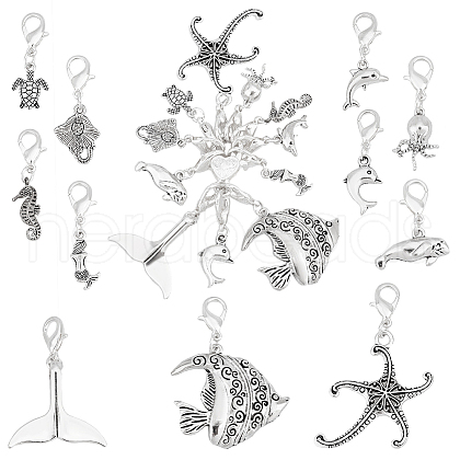 Alloy Pendant Decoration HJEW-PH01910-1