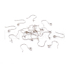 Rhodium Plated 925 Sterling Silver Earring Hooks STER-P047-01B-P-1