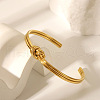 Knot Stainless Steel Cuff Bangles for Women TU4050-4-1