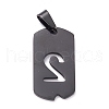 304 Stainless Steel Pendants STAS-H144-02EB-2-2