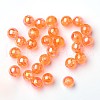 Eco-Friendly Transparent Acrylic Beads PL732-16-1