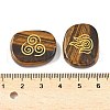 4Pcs 4 Styles Natural Tiger Eye Display Decorations G-F786-02B-06-3