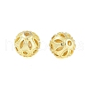 Brass Hollow Beads KK-A226-07D-G-2