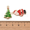 Christmas Theme Alloy Enamel Pendants FIND-M039-01A-3