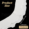 3 Yards Polyester Double-Layer Pleated Ribbon OCOR-WH0090-044B-2