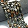 Natural Eagle Eye Stone Beads Strands G-C116-A153-01-1